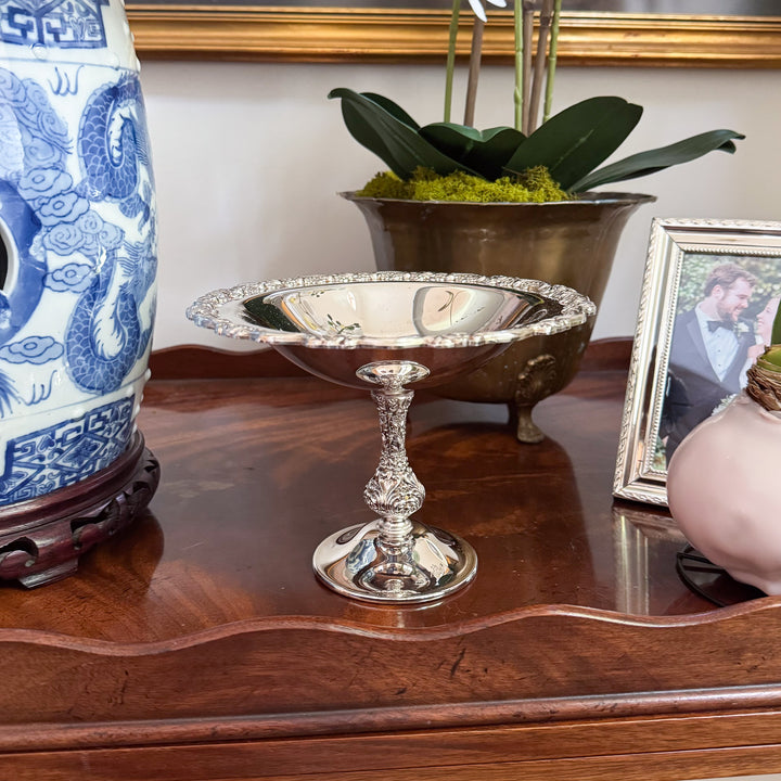 Oneida Silverplate Pedestal Compote Candy Dish