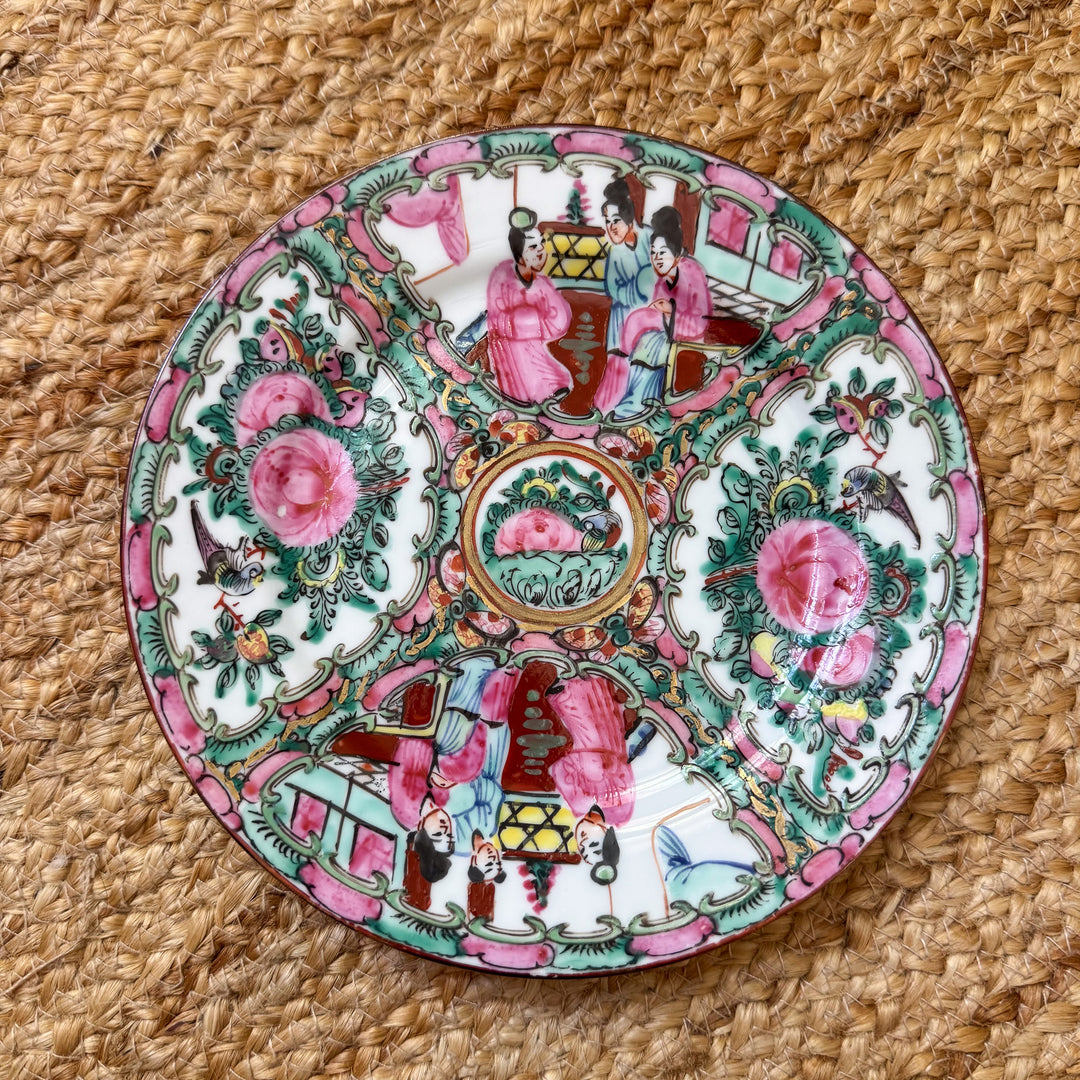 Vintage Rose Medallion Plates - Sold Individually