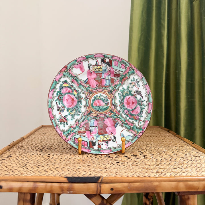 Vintage Rose Medallion Plates - Sold Individually