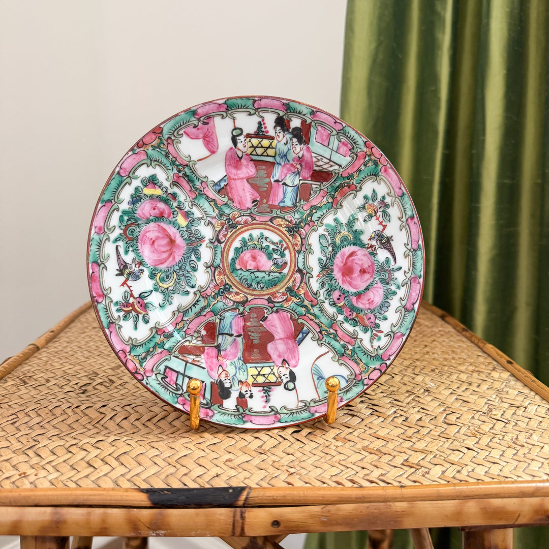 Vintage Rose Medallion Plates - Sold Individually