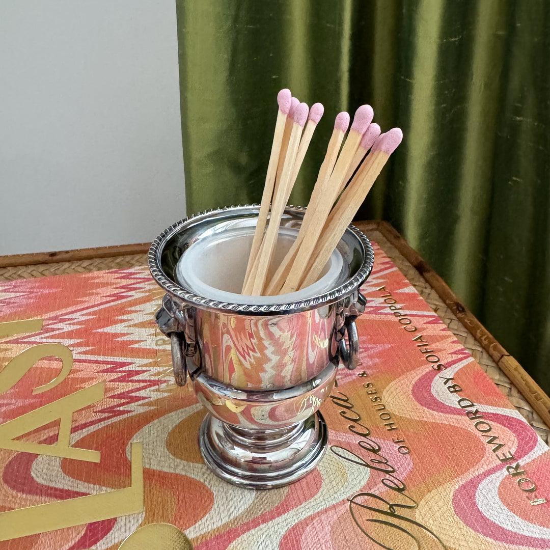Vintage Mini Urn with Lion Handles