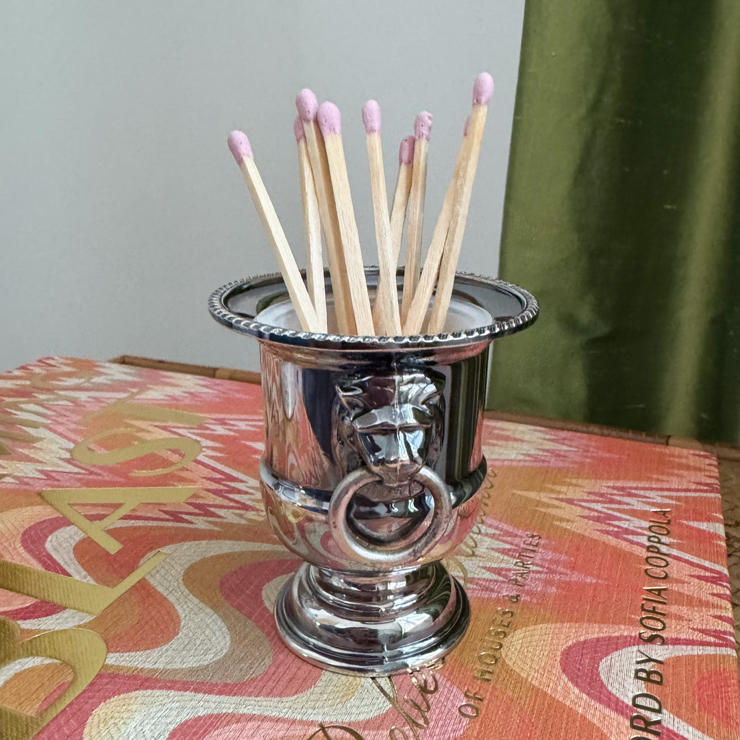 Vintage Mini Urn with Lion Handles
