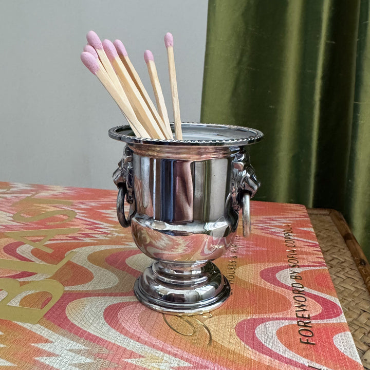 Vintage Mini Urn with Lion Handles