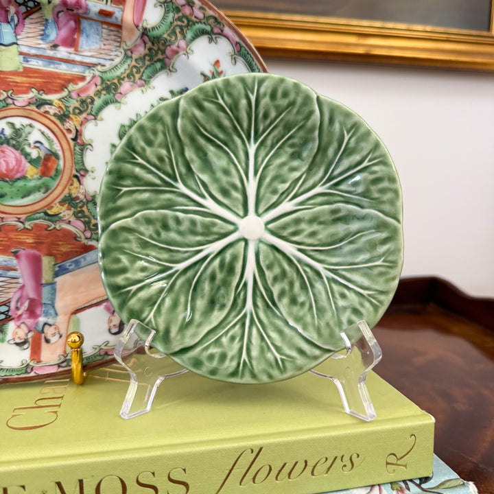Vintage Bordallo Pinheiro Cabbage Bread and Butter Plate