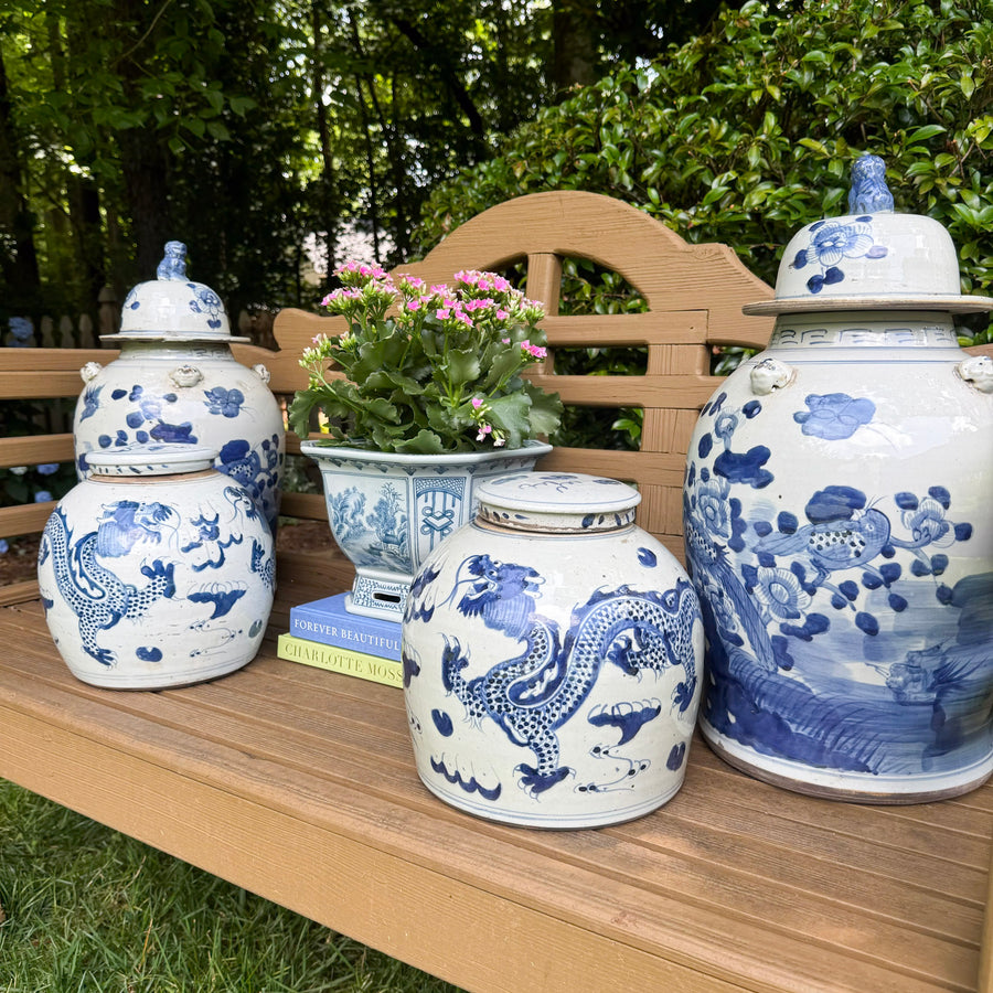 Blue & White