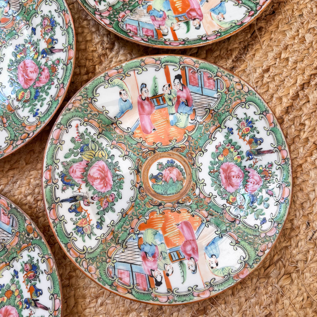 Rose Medallion Plates - Sold Individually