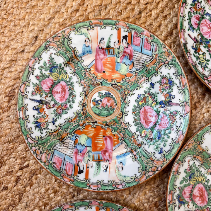 Rose Medallion Plates - Sold Individually