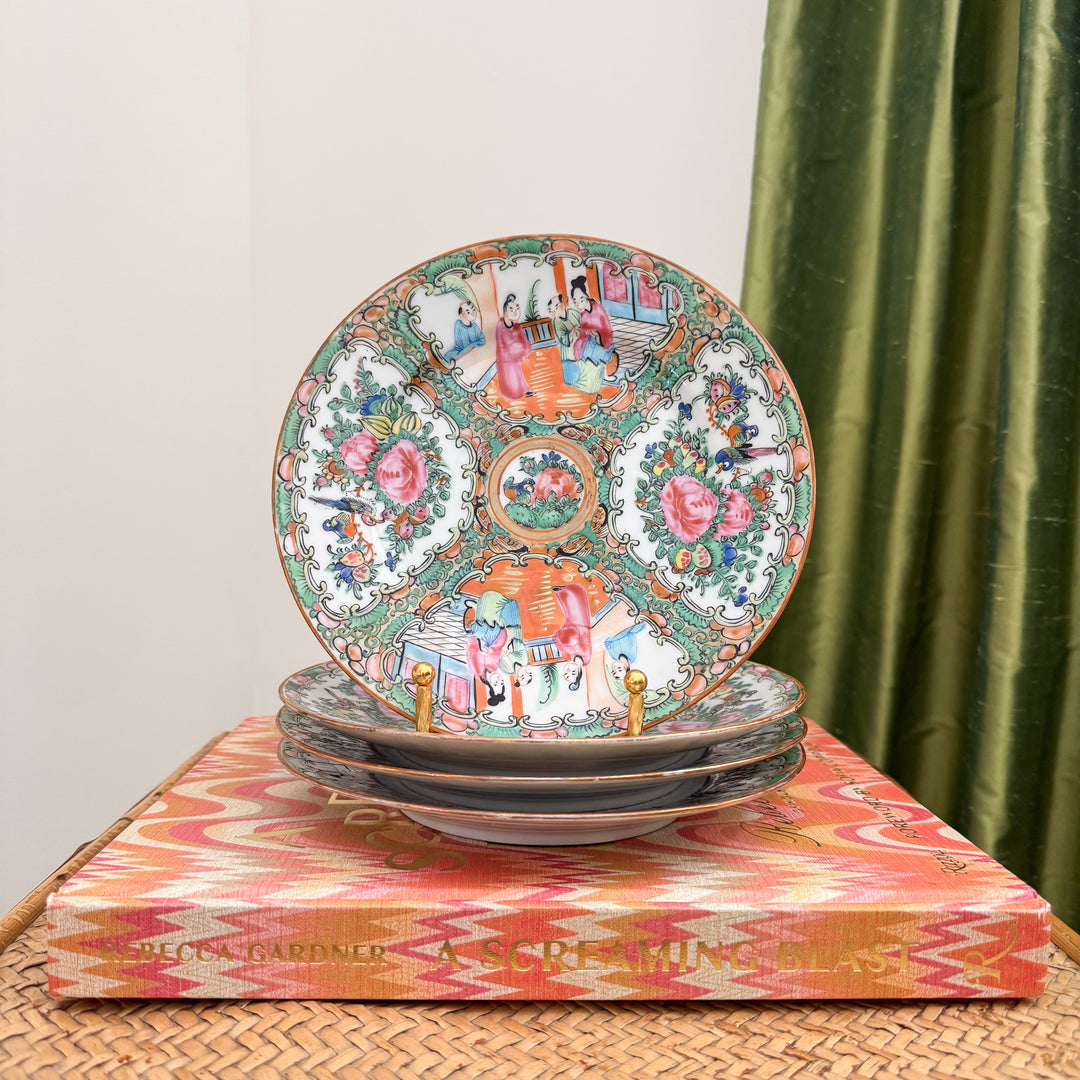Rose Medallion Plates - Sold Individually
