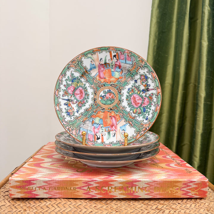 Rose Medallion Plates - Sold Individually