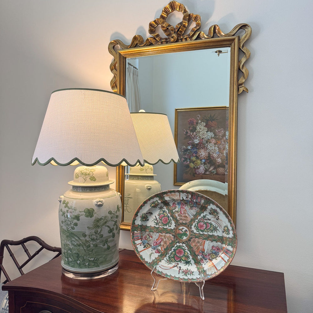 Large Antique Rose Medallion Platter
