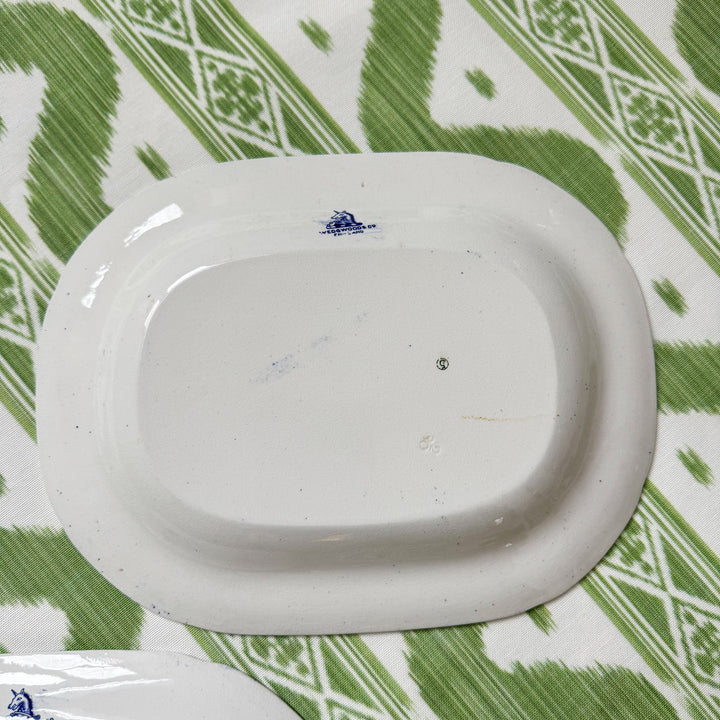 Petite Antique Blue Willow Platter