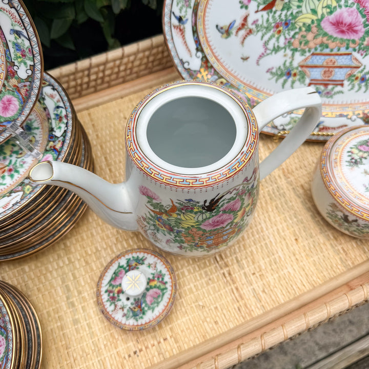 Vintage Famille Rose Teapot