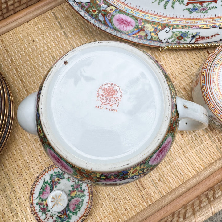 Vintage Famille Rose Teapot