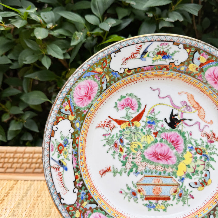 Vintage Famille Rose 10" Plates