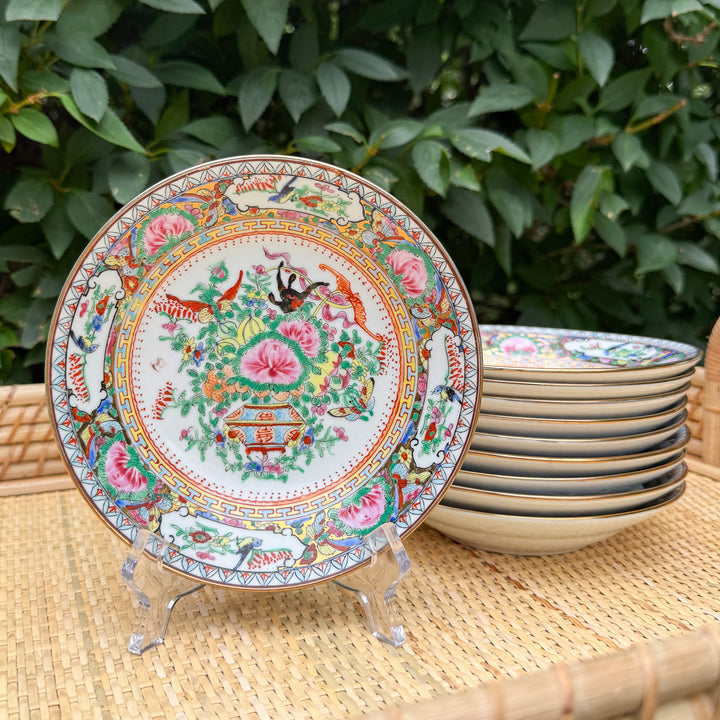 Vintage Famille Rose Small Bowls