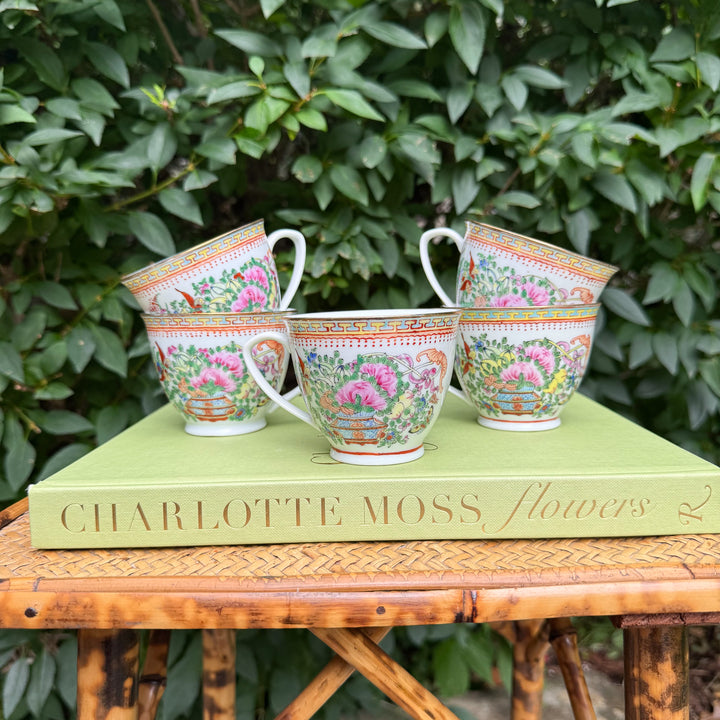 Vintage Famille Rose Teacups