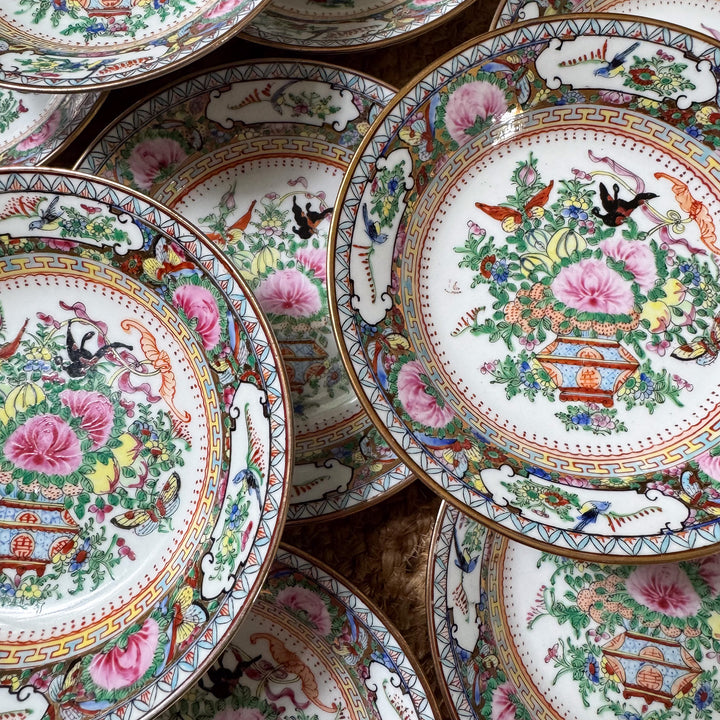 Vintage Famille Rose Small Bowls
