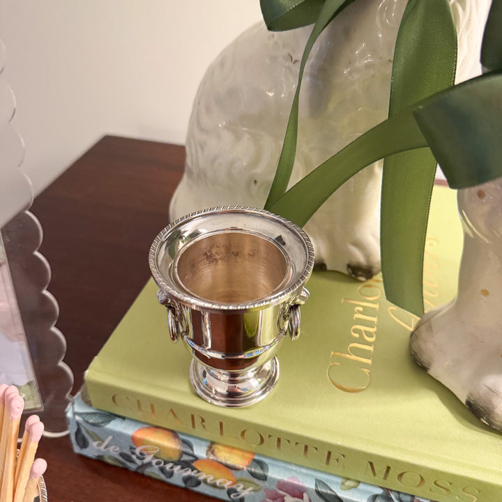 Vintage Mini Urn with Lion Handles