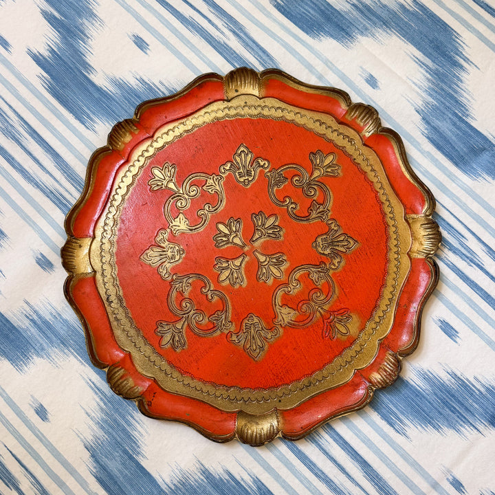 Vintage Italian Florentine Tray