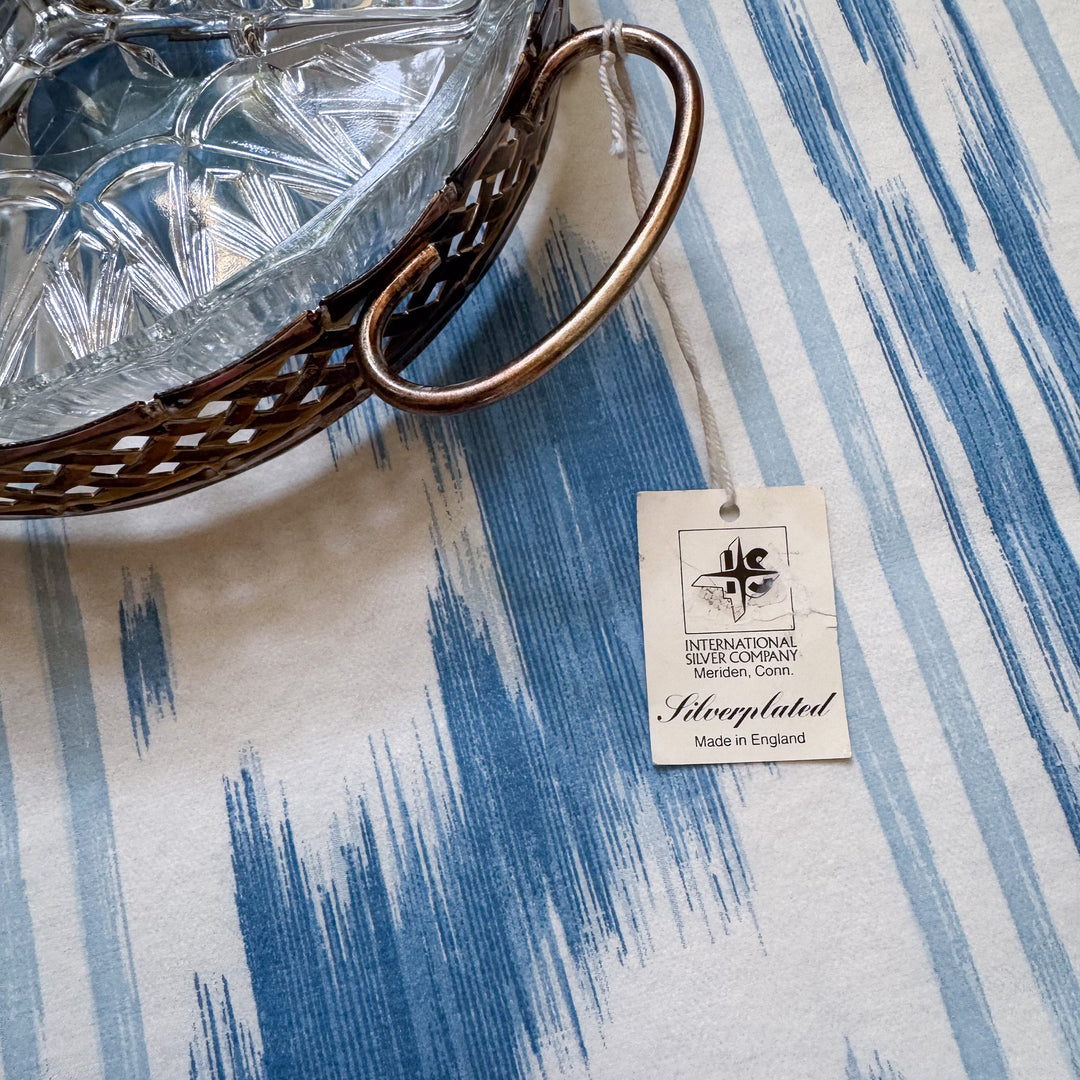 Vintage International Silver Company Divided Serving Dish