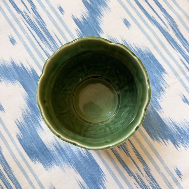 Vintage Bordallo Pinheiro Cabbage Green Utensil Holder