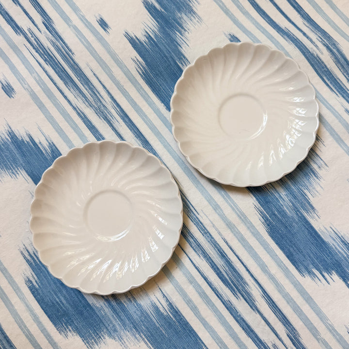 Vintage Pair of Johnson Brothers Regency Saucers