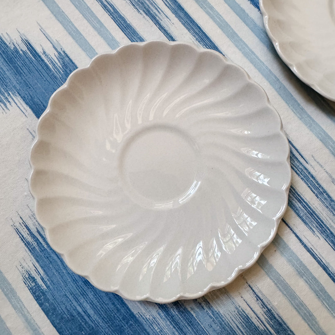 Vintage Pair of Johnson Brothers Regency Saucers
