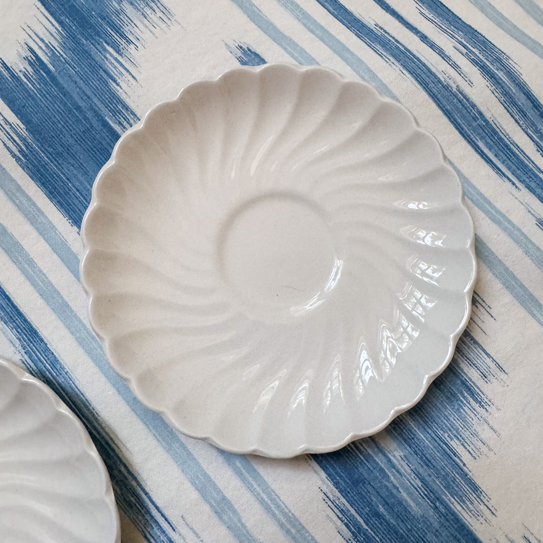 Vintage Pair of Johnson Brothers Regency Saucers