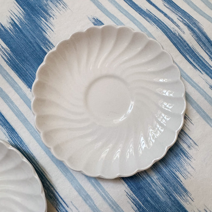 Vintage Pair of Johnson Brothers Regency Saucers