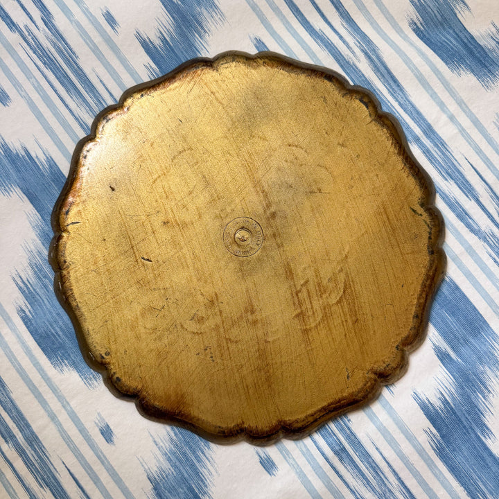 Vintage Italian Florentine Tray