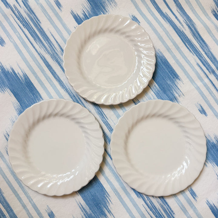 Vintage Trio of Johnson Brothers Regency Bread and Butter Plates