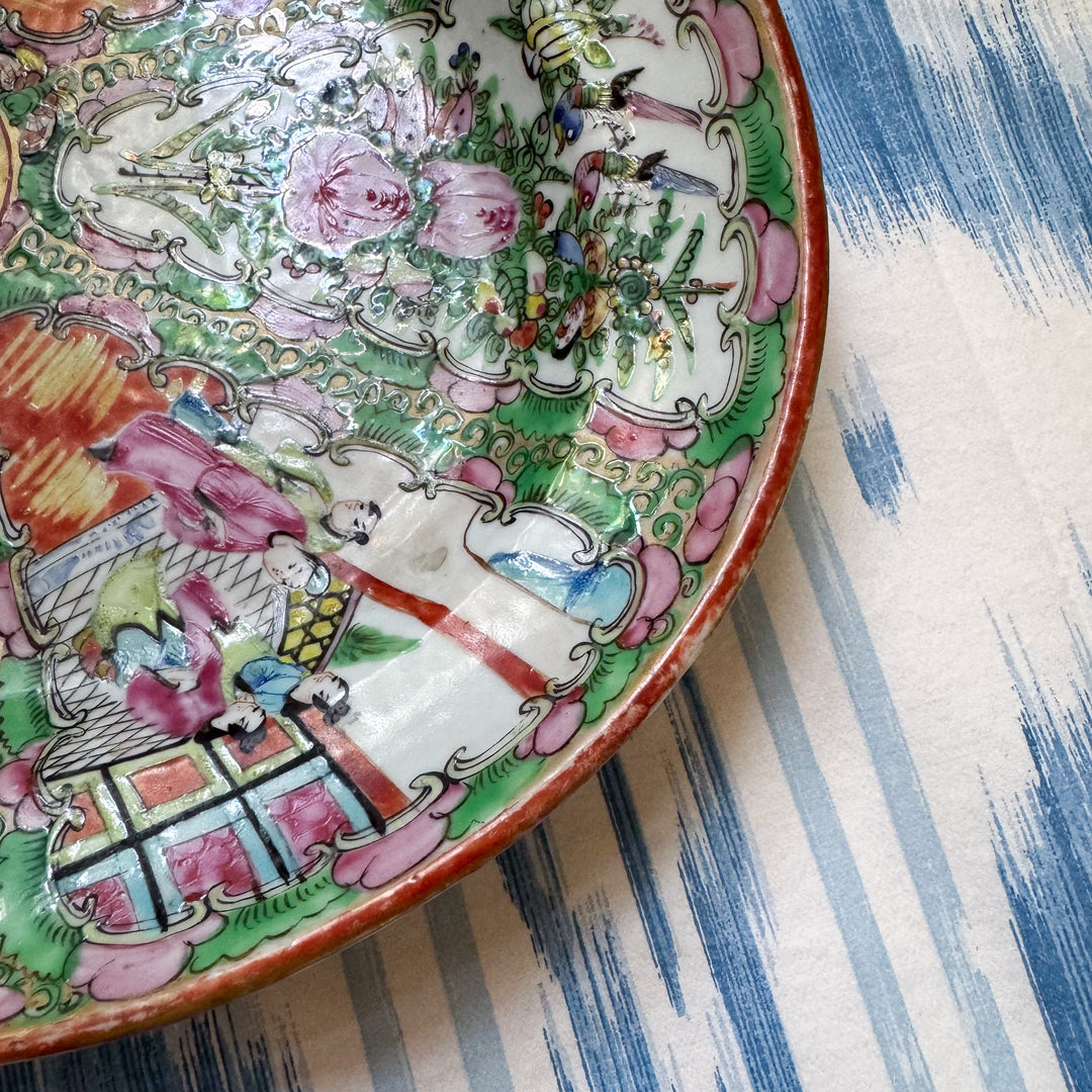 Antique Rose Medallion Platter