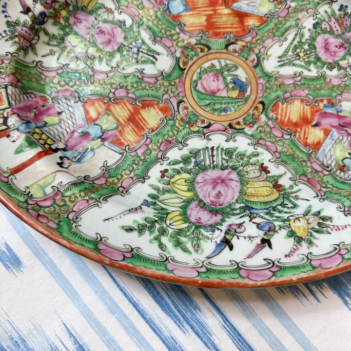 Antique Rose Medallion Platter
