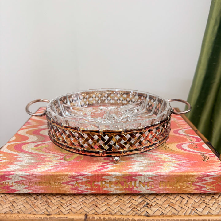 Vintage International Silver Company Divided Serving Dish