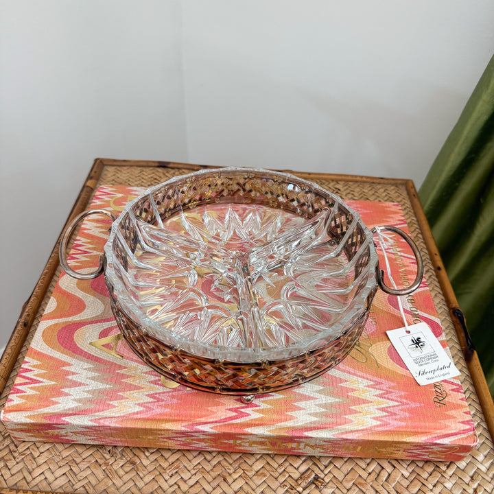 Vintage International Silver Company Divided Serving Dish