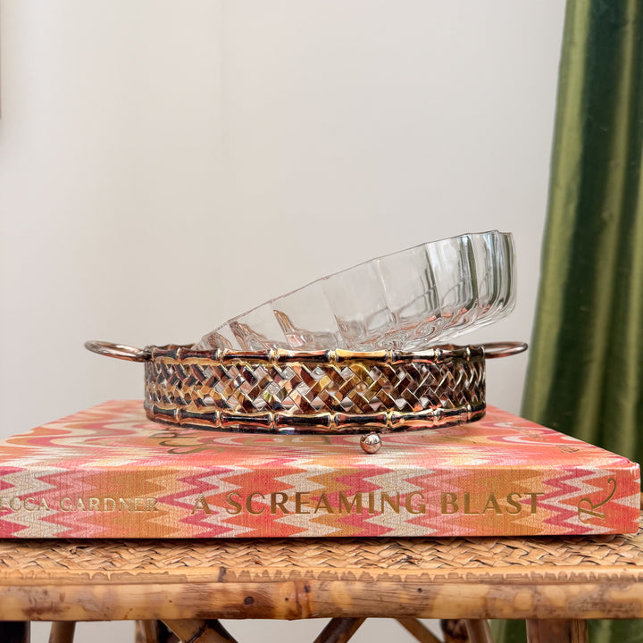 Vintage International Silver Company Divided Serving Dish