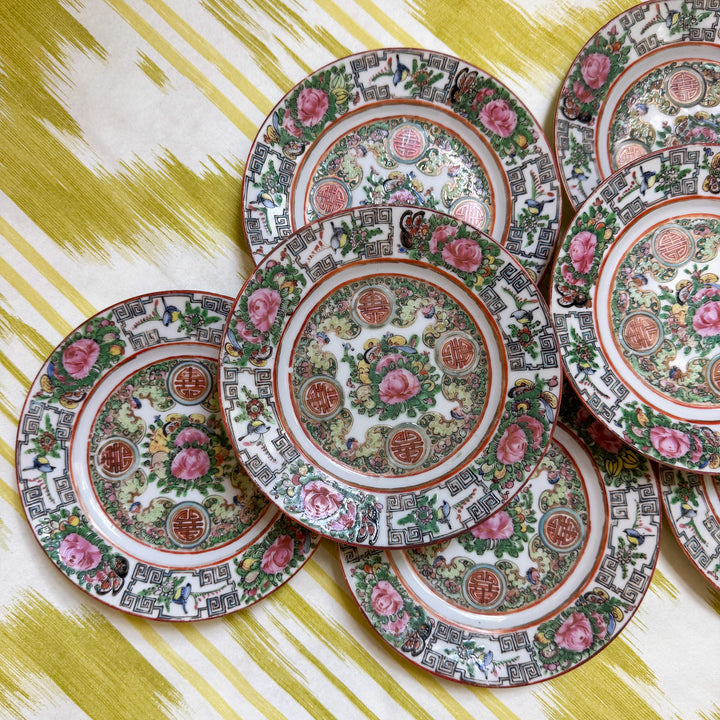 Antique Rose Canton Small Plates