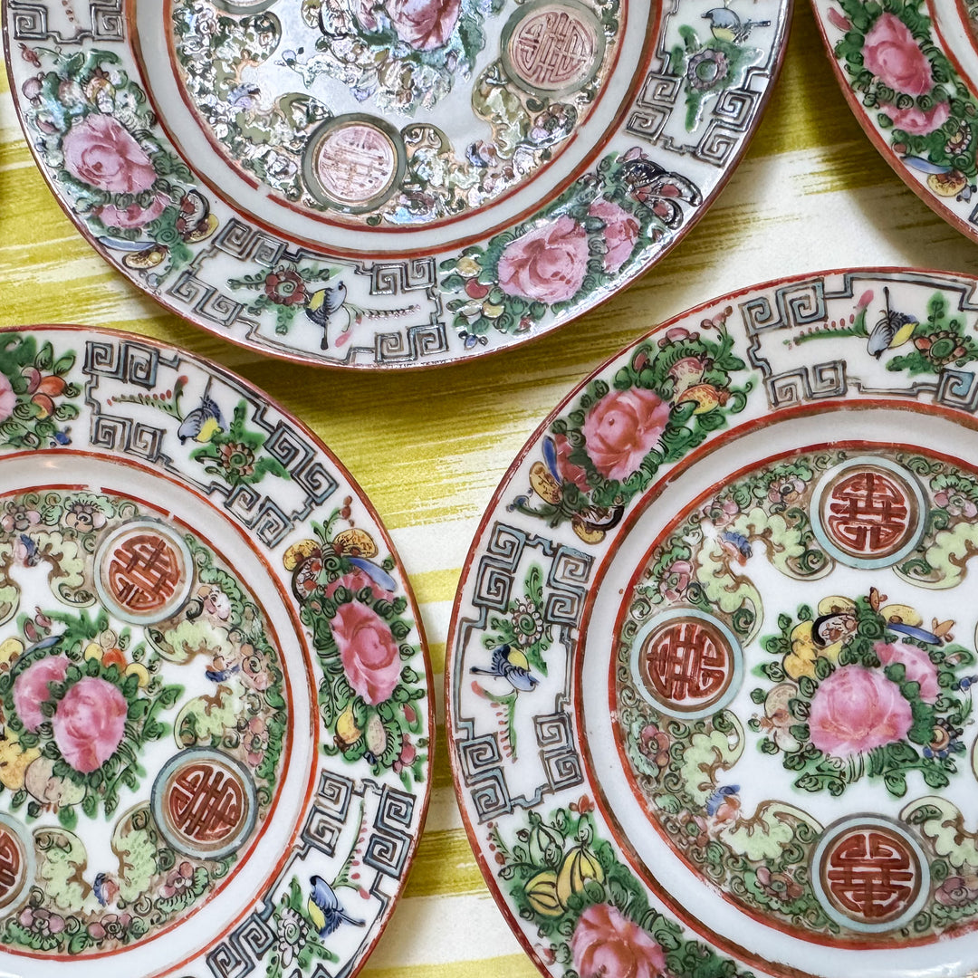 Antique Rose Canton Small Plates