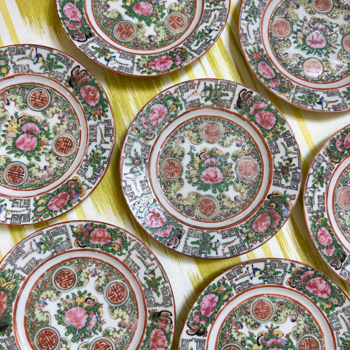 Antique Rose Canton Small Plates