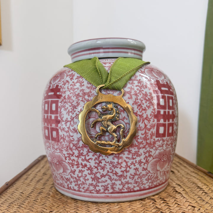 English Horse Brass: Scalloped Horse