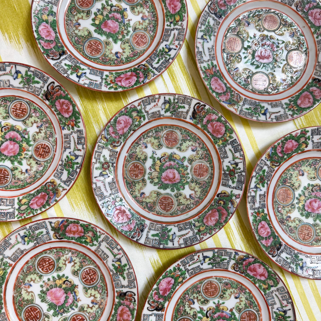 Antique Rose Canton Small Plates