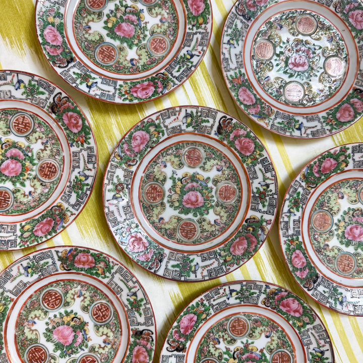 Antique Rose Canton Small Plates