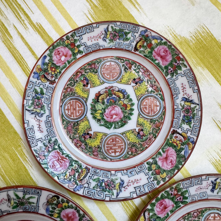 Antique Rose Canton Small Plates