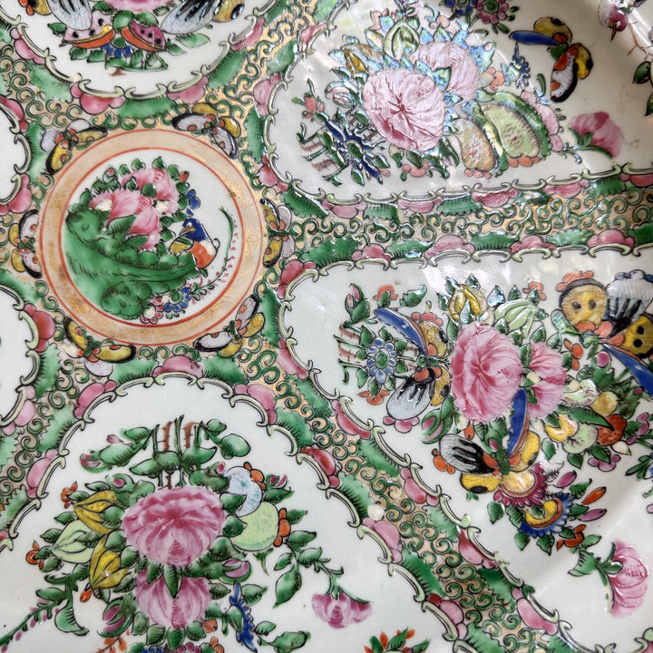 XL Antique Rose Canton Platter