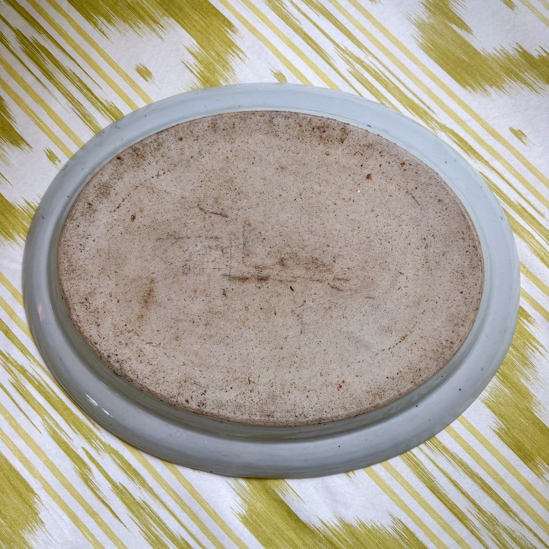 XL Antique Rose Canton Platter