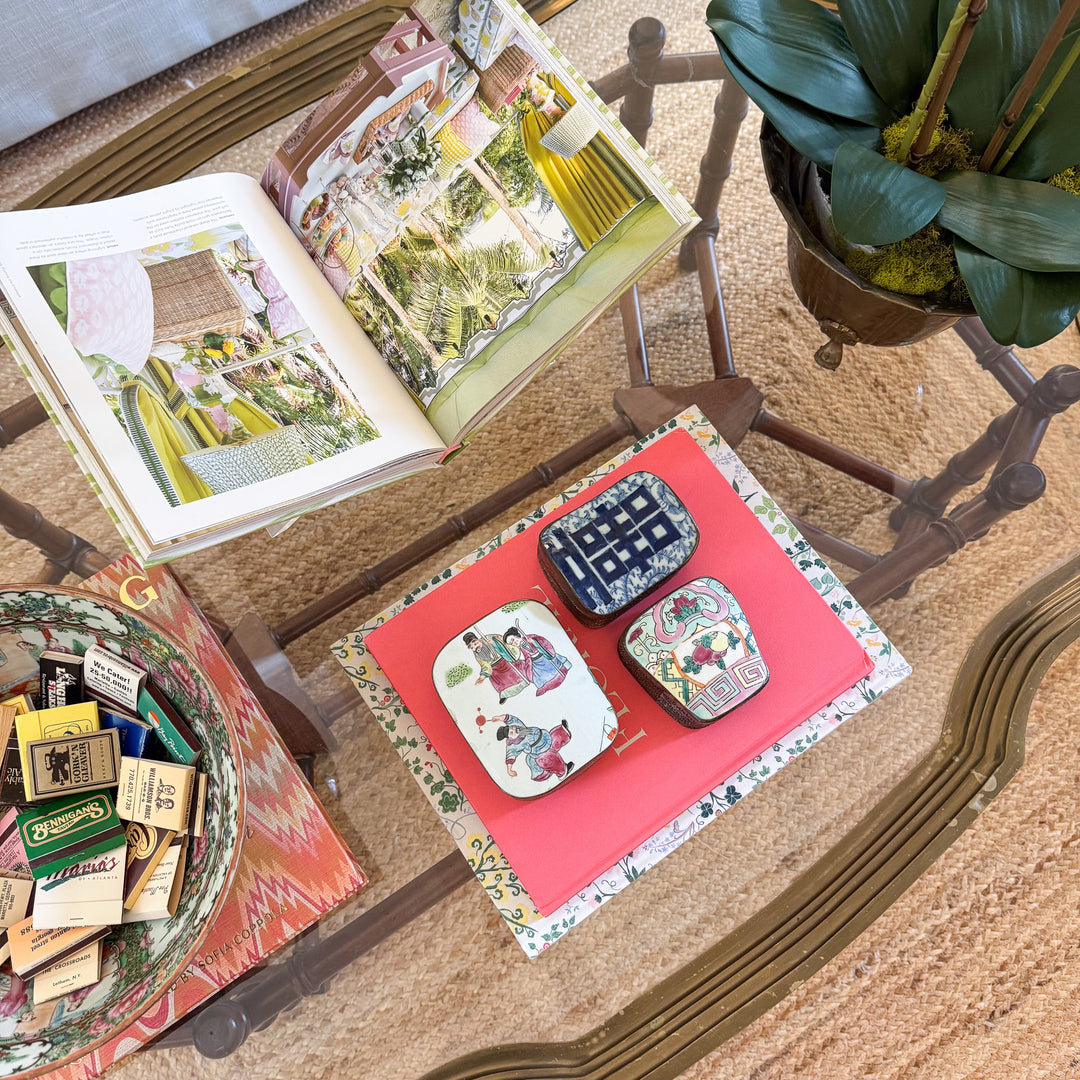 Vintage Chinoiserie Shard Boxes