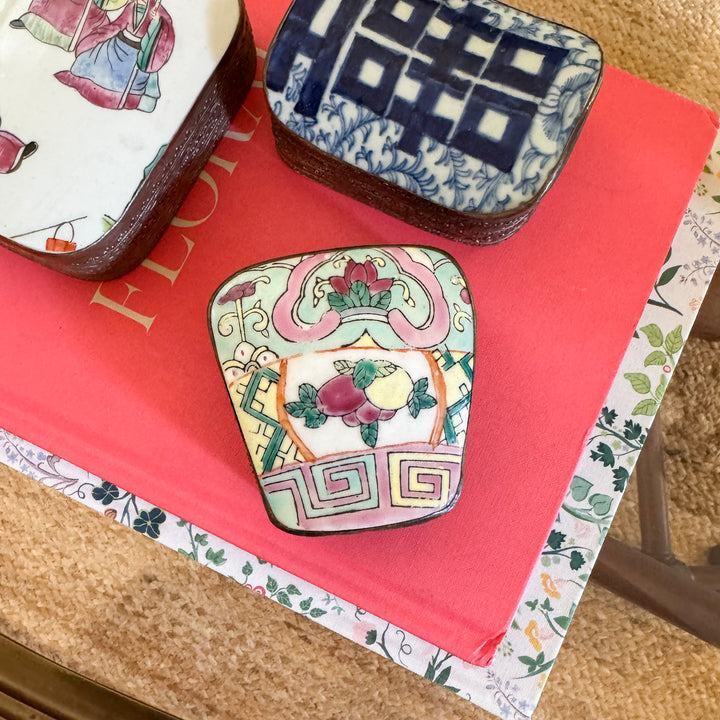 Vintage Chinoiserie Shard Boxes