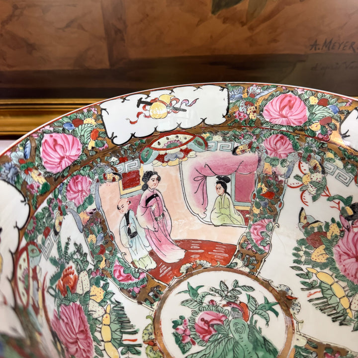 Vintage Rose Medallion Bowl