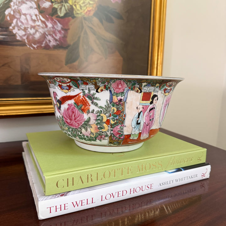 Vintage Rose Medallion Bowl