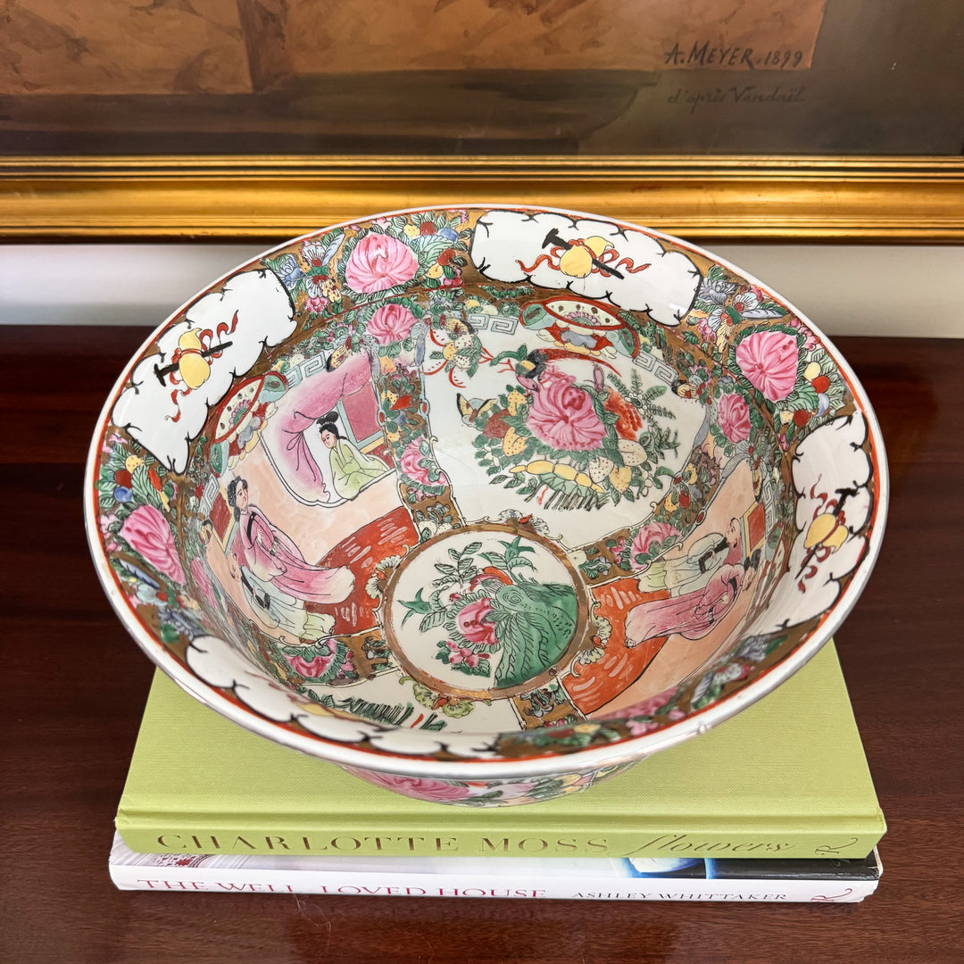 Vintage Rose Medallion Bowl